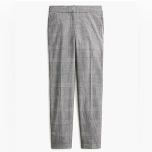 NWT J Crew Women’s Cameron in Glen Plaid tapered Trouser Pants Size 10P